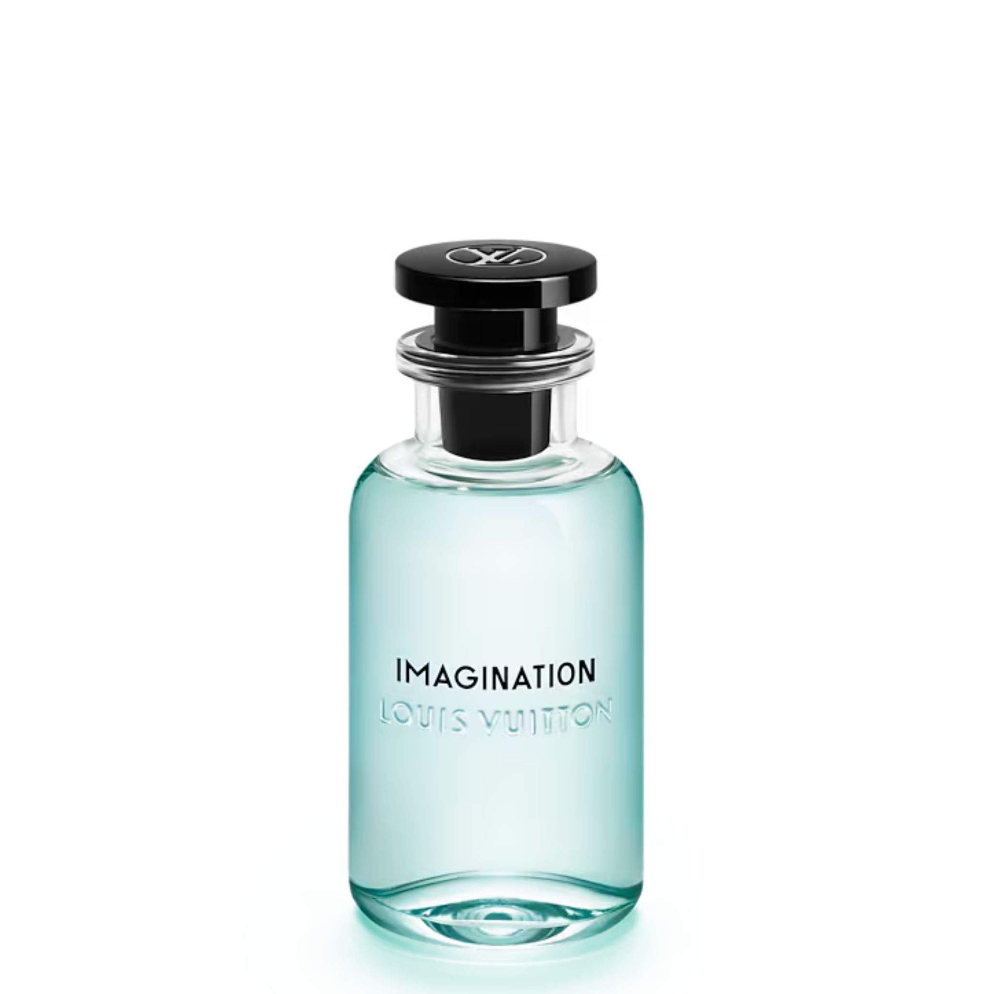 Louis Vuitton Imagination perfume bottle, showcasing a modern and clean fragrance in an elegant design.
