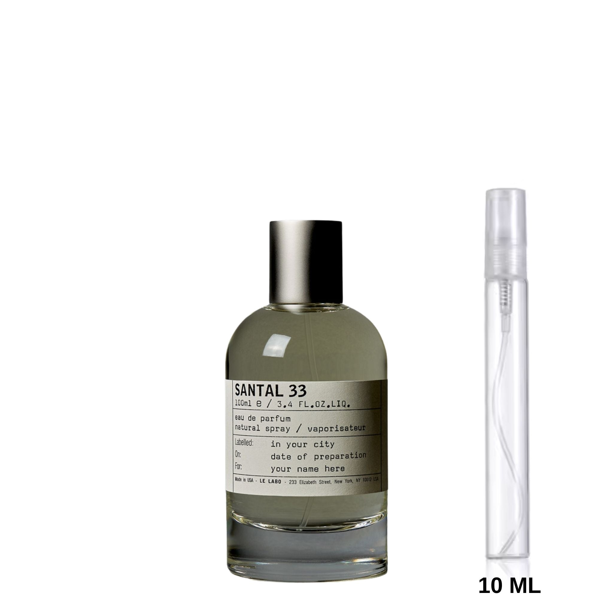 Le Labo santal 33 sample 10 ml