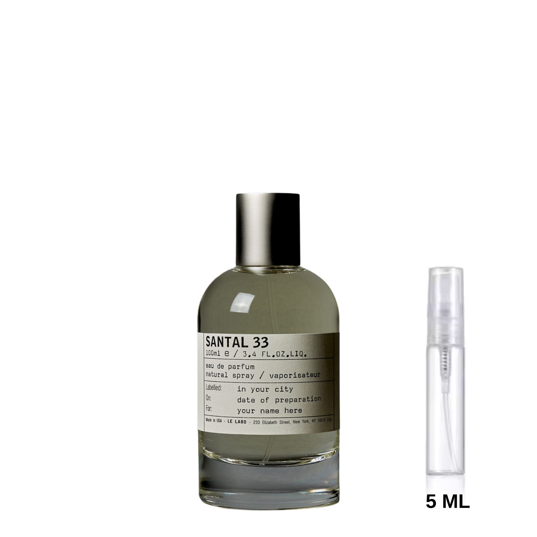 Le Labo santal 33 sample 5 ml